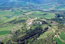 veduta aerea di Montecastelli